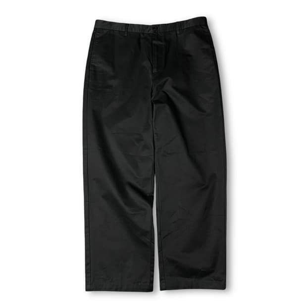 (34) 포터리 블랙 와이드 코튼 팬츠 4