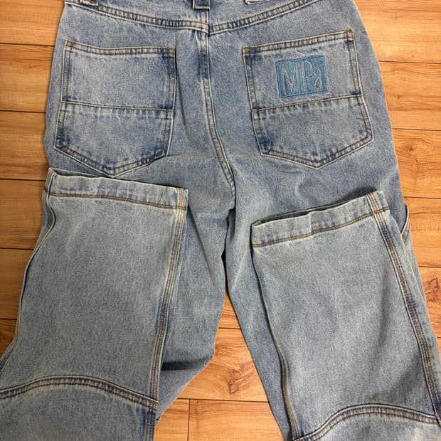 MPa CALF POCKET PANTS (STEEL BLUE) S