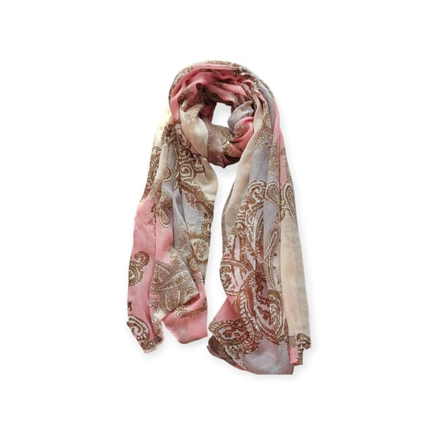 모리걸 핑크 에스닉 스카프 