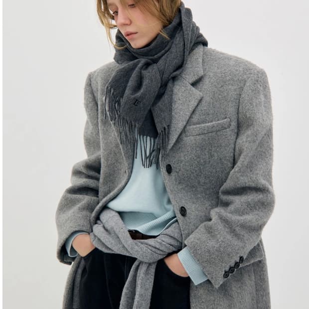 로우클래식 피네 알파카 블레이저