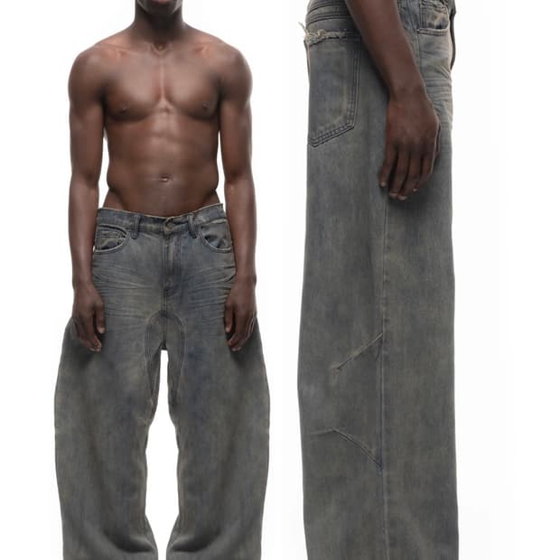 No faith studios concrete denim M