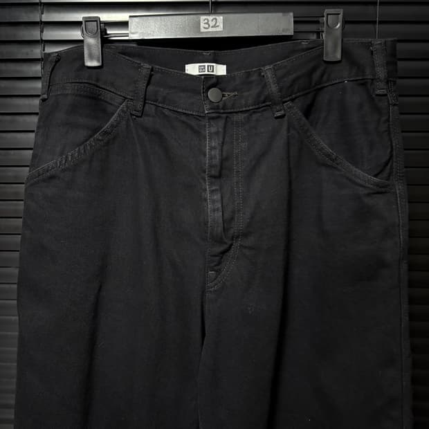 유니클로U 유니클로 르메르 콜라보 25 f/w 와이드 컬러진 32 바지