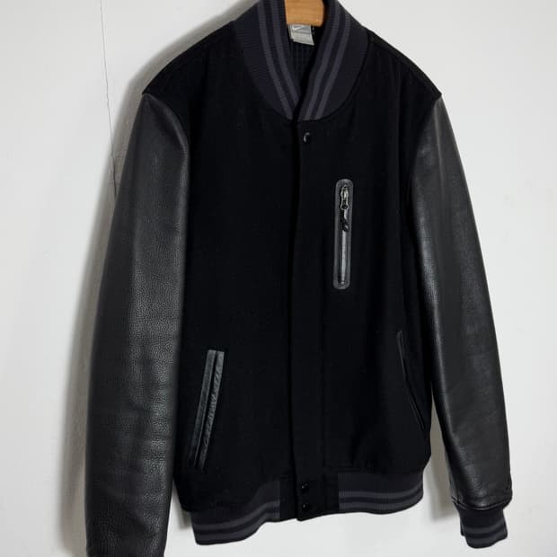 나이키 가죽자켓 레더자켓 바시티자켓 스타디움자켓 