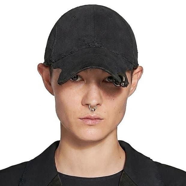 발렌시아가 925실버 코 페이크 피어싱