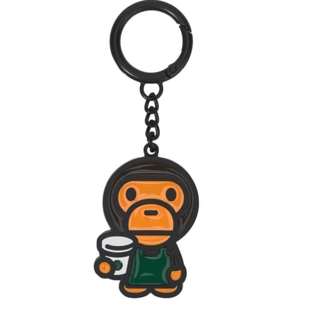 스타벅스 X 베이프 베이비 마일로 키체인