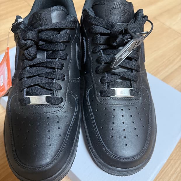 에어포스 블랙 255 새상품