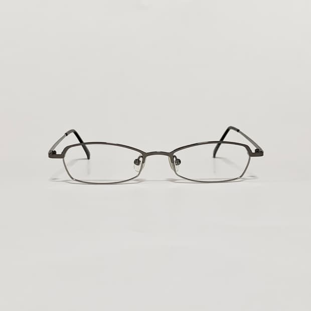 935 데드스탁 긱시크 실버 메탈 안경 빈티지 사각 슬림 스몰 픽키안경