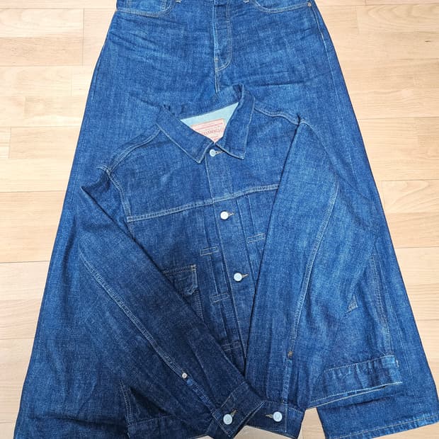 아웃스탠딩 데님 셋업