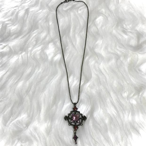 빈티지 십자가 엔틱 목걸이