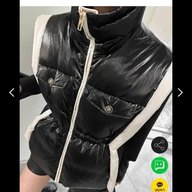 jull log 줄로그 오리털 패딩 조끼