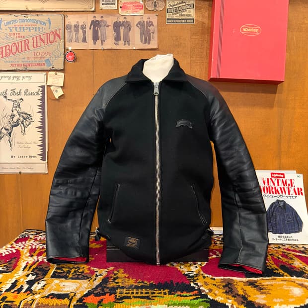 ( L ) 가죽자켓 워크웨어 아메카지 레더자켓 빈티지자켓 스포츠자켓