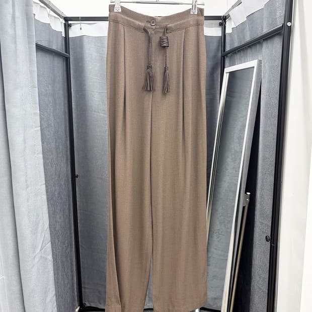 제니 테슬 트리밍 와이드 트라우저