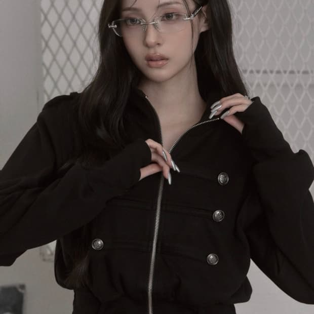 새상품 카키포인트 나폴레옹 블랙 