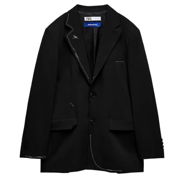 자라 x 아더에러 오버사이즈 블레이저 블랙