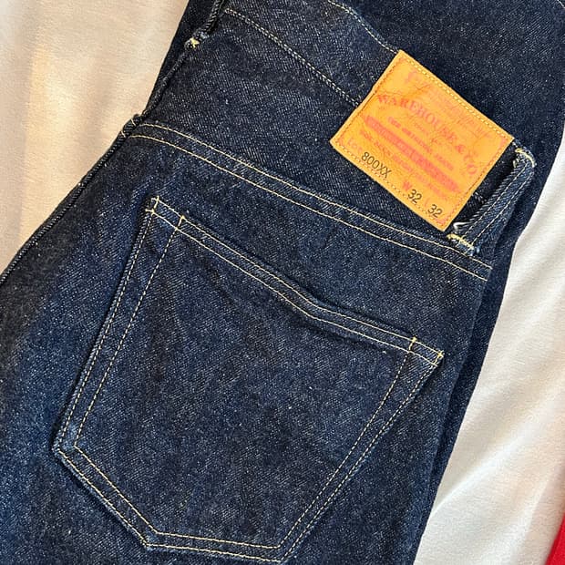 Warehouse 800XX Selvedge Raw Denim Jeans