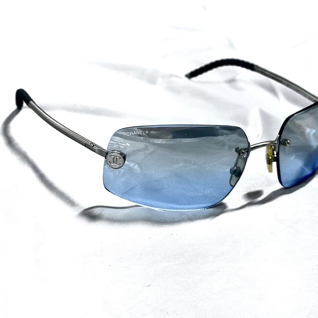 00‘s 샤넬 빈티지 무테 선글라스