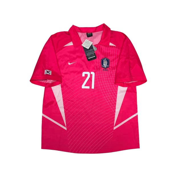 나이키 2002 04 대한민국 국가대표 한국 국대 홈 박지성 유니폼 