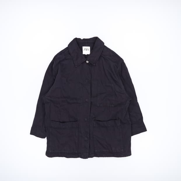 [USA-L] 자라 코튼 포켓 자켓 1222J