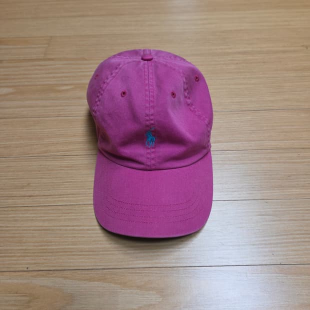 폴로 구형 치노 볼캡 핑크