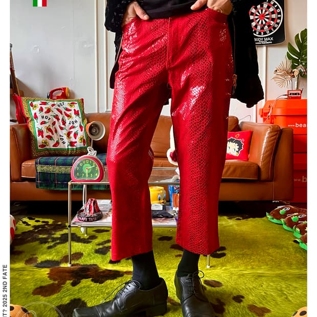 1980-90s Old KENZO Jeans Python Pants