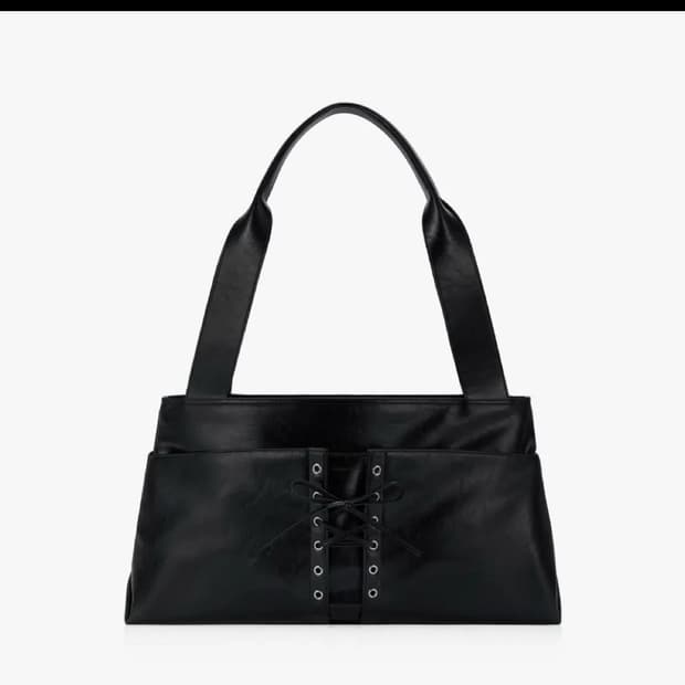 파인드카푸어 리본타이 빅 숄더백