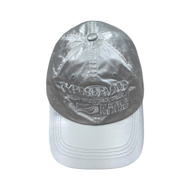 타입서비스 그래픽 볼캡 모자 실버