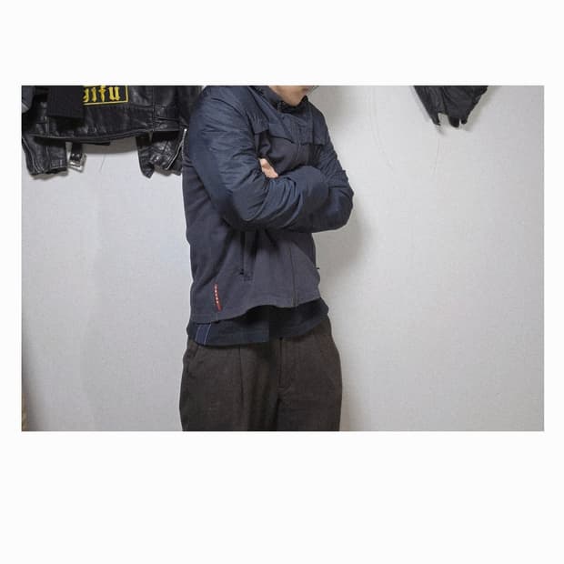 Prada sports 2015 navy hood nylon jacket