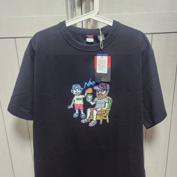 난가 에코하이브리드 티셔츠 블랙 M사이즈(새상품)