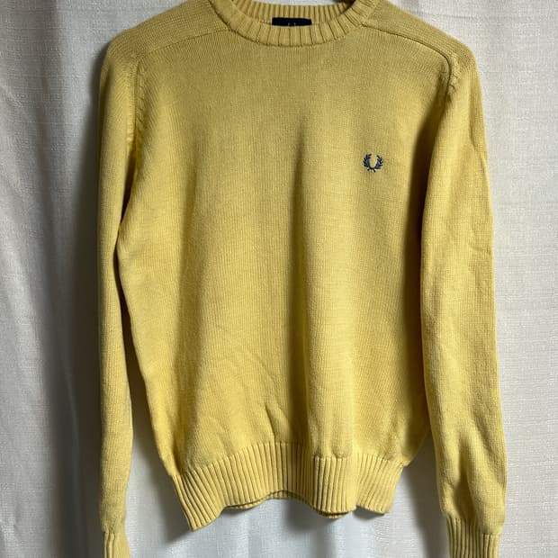 공용 프레드페리 꽈배기니트 M