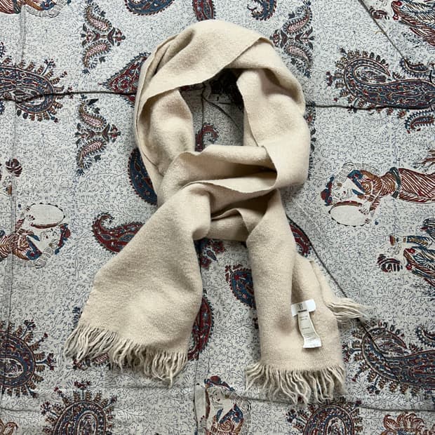 요지 야마모토 Ys 울 프린지 머플러