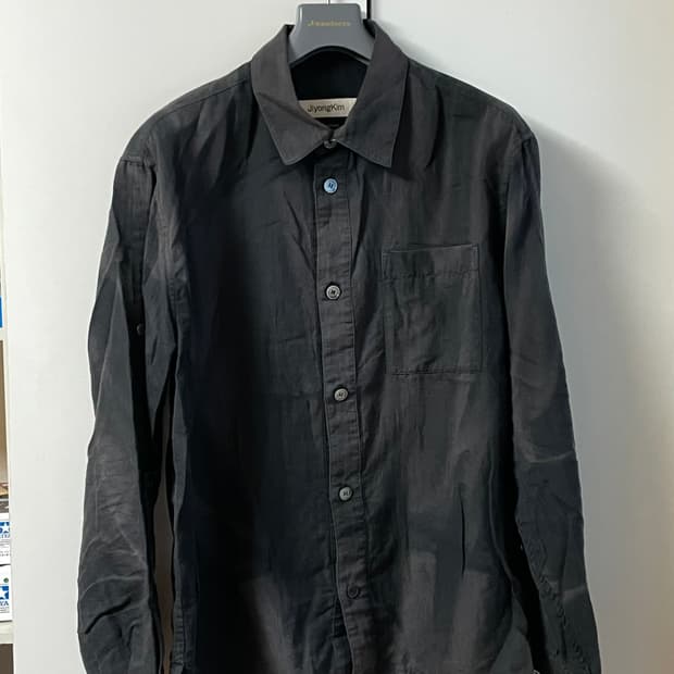 지용킴 25ss 선블리치 축융 셔츠