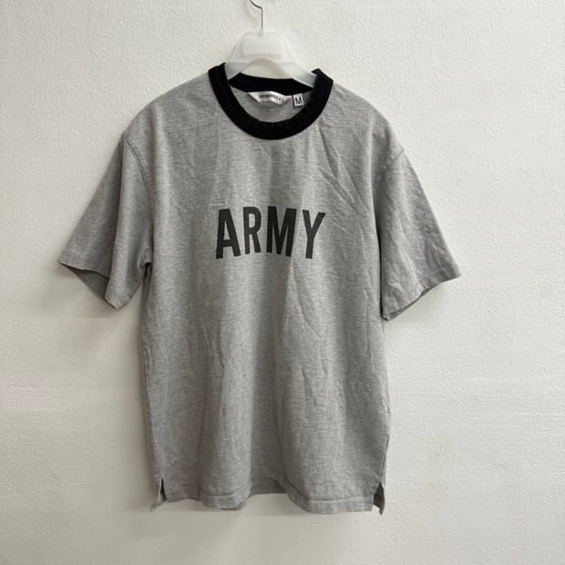 유니폼브릿지 ARMY 반팔 티셔츠 그레이 M