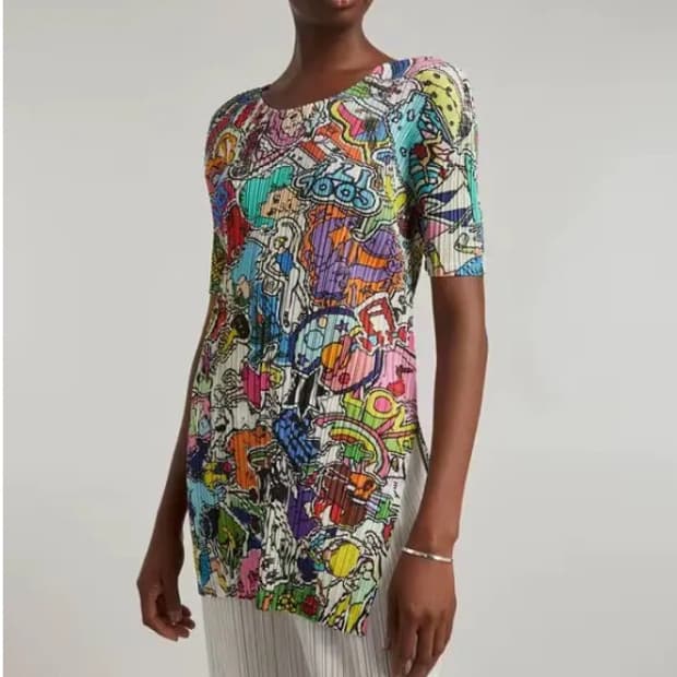 Pleats Please 플리츠 플리즈 2001 코믹스 플리츠 탑