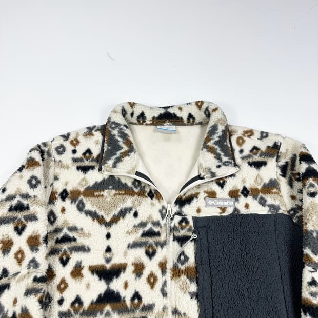 컬럼비아 마운틴 인디언 패턴 후리스 자켓 (XL)