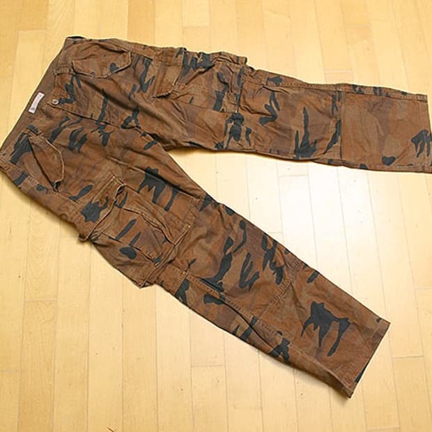 GLOBAL WORK 카모 카고 팬츠 M