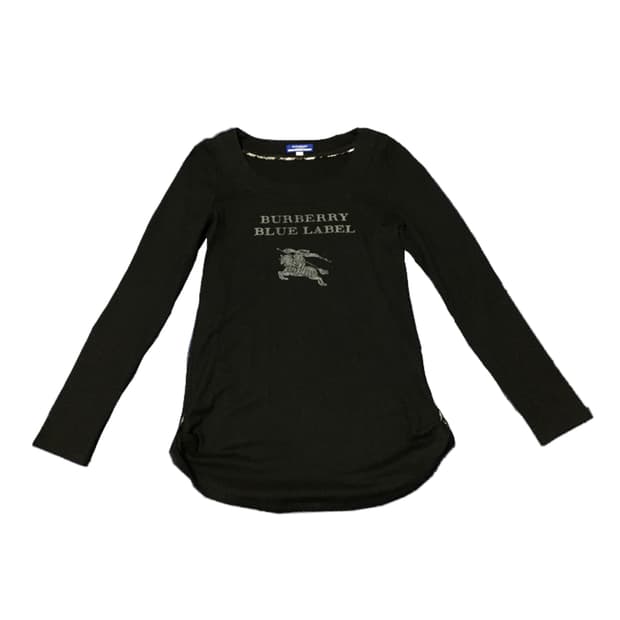 버버리 블루라벨 빈티지 옆셔링 긴팔티 롱슬리브