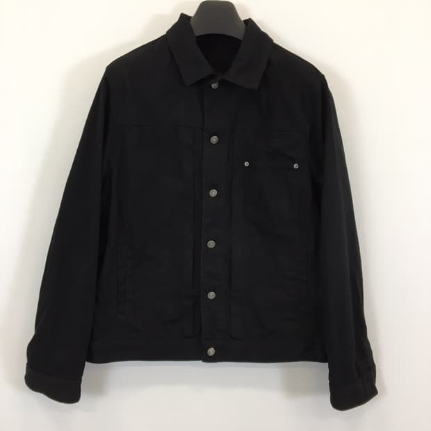 캉골 블랙 트러커자켓 XL 