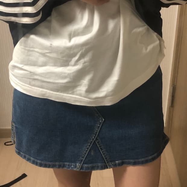 빈티지 청치마바지 