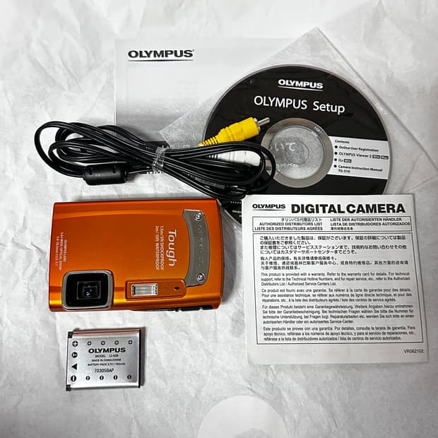 올림푸스 터프 Olympus Tough TG-310 오렌지 빈티지디카