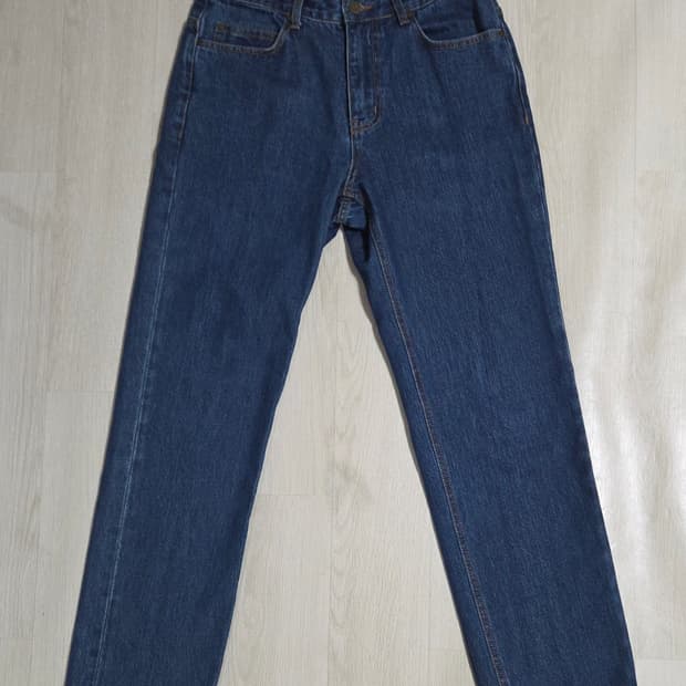 (착샷) 리넥츠 데님 팬츠 테일러드 스트레이트