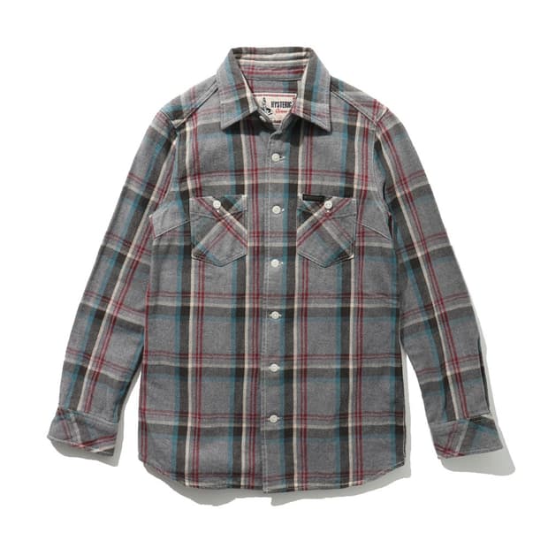 HYSTERIC GLAMOUR Plaid Flannel Shirt