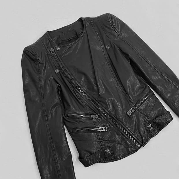 띠어리 양가죽 자켓