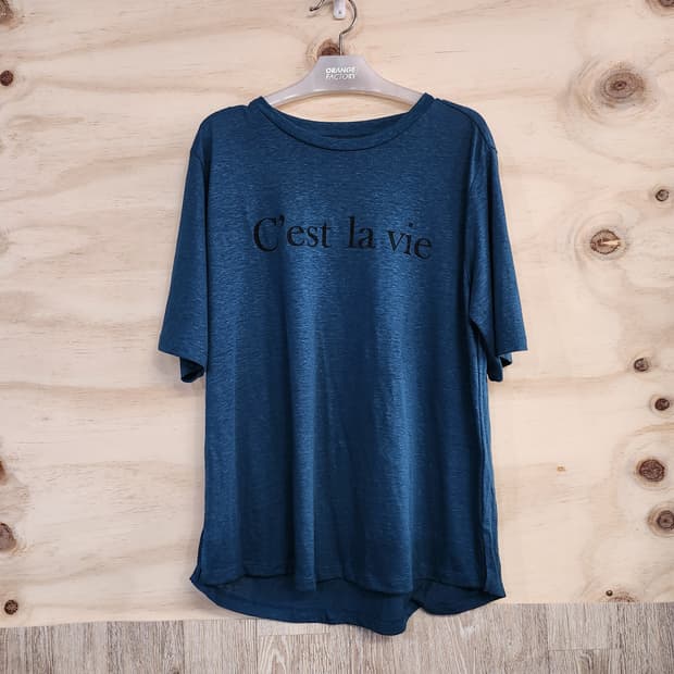 614) 여성 마 블렌드 반팔티