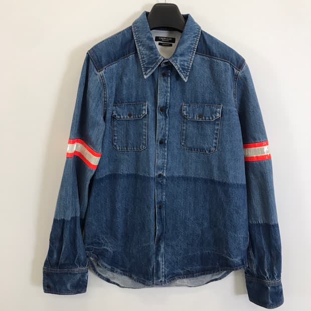 캘빈클라인 205W39NYC by 라프시몬스 이태리 데님자켓 [XL]