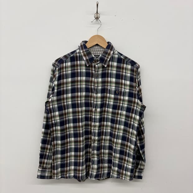 에디바우어 체크 셔츠 남방 남/S