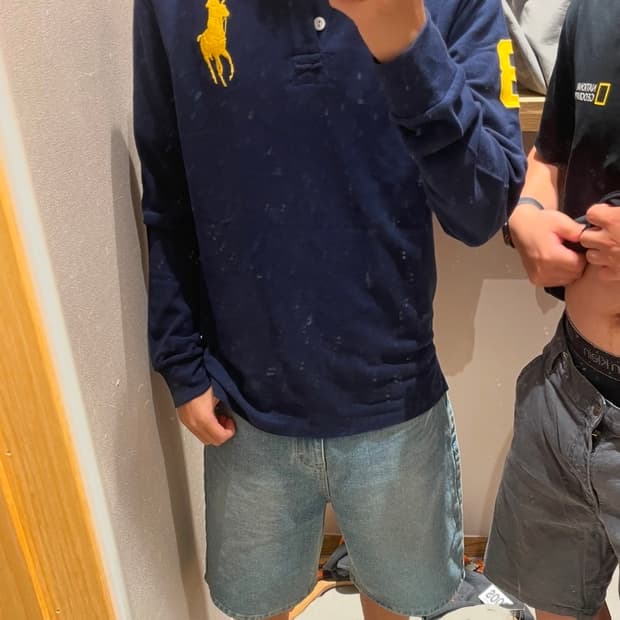 폴로 빅포니 카라 롱슬리브