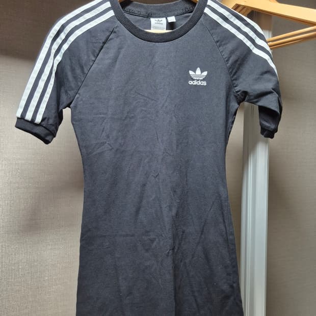 아디다스 오리지널 반팔 원피스 블랙 M