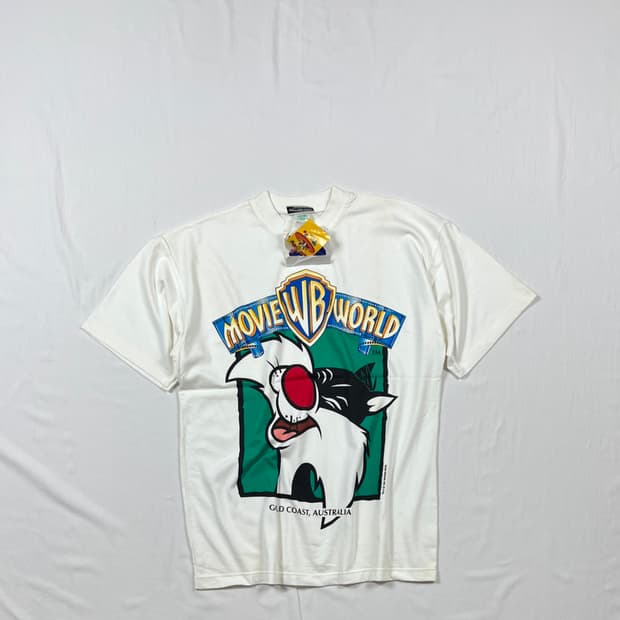 데드스탁 90‘s 93년도 루니툰즈 looney tunes 카툰 반팔티 상품이미지1