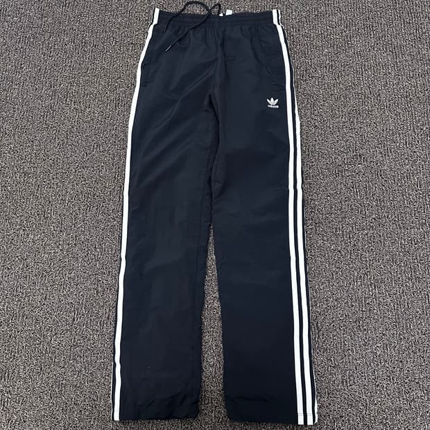 아디다스 여성 나일론 바스락 추리닝 바지 블랙 XS