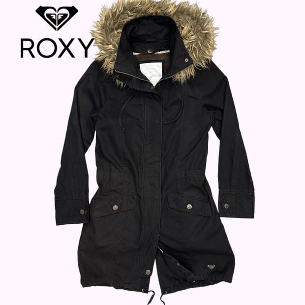 ROXY fur hood field parka
